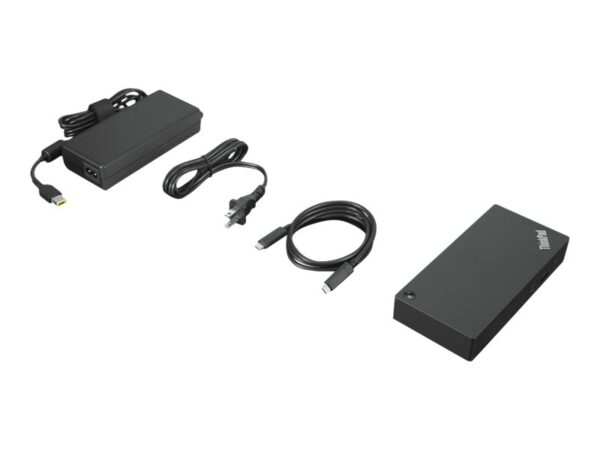 LENOVO ThinkPad Universal USB-C Dock – Station d accueil – USB-C – HDMI 2 x DP – GigE – 90 Watt – ThinkRed