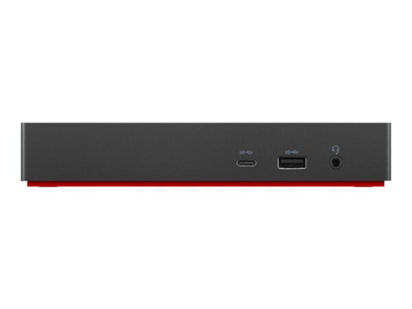 LENOVO ThinkPad Universal USB-C Dock – Station d accueil – USB-C – HDMI 2 x DP – GigE – 90 Watt – ThinkRed