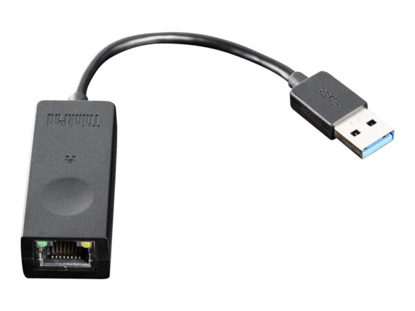 LENOVO ThinkPad USB 3.0 Ethernet adapter – Adaptateur réseau – USB 3.0 – Gigabit Ethernet – ThinkRed