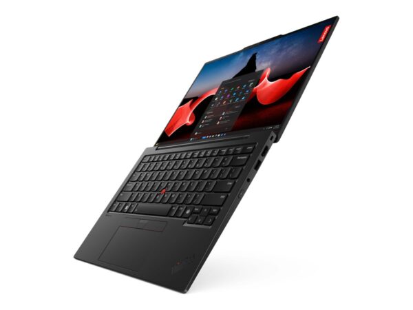 LENOVO ThinkPad – X1 Carbon – G12 – 14p WUXGA – Intel Core Ultra 7 – 155U – W11Pro – 16 Go RAM – 512 Go SSD – ThinkRed – PC IA