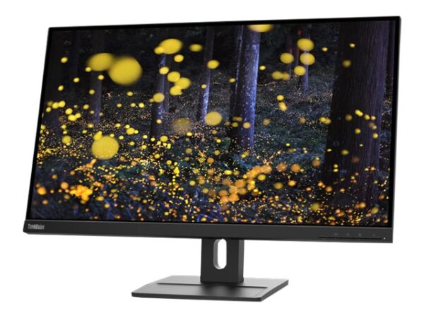 LENOVO ThinkVision E27q-20 – 27p IPS QHD – 16:9 300cd/m2 – HDMI – 1.4 + DP 1.2