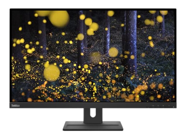 LENOVO ThinkVision E27q-20 – 27p IPS QHD – 16:9 300cd/m2 – HDMI – 1.4 + DP 1.2
