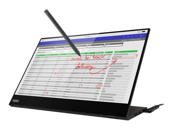 LENOVO ThinkVision M14T – 14p IPS FHD  – 1920×1080 16:9 700:1300cd/m2 – 6ms – 2xUSB3.1 – Type-C