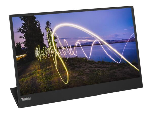LENOVO ThinkVision M15 – Écran LED – 15.6p – portable – 1920 x 1080 Full HD (1080p) 60 Hz – IPS – 6 ms – 2xUSB-C – ThinkRed