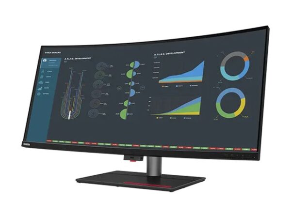 LENOVO ThinkVision P40w-20 – incurvé – 40p – WUHD 75 Hz – 4 ms – 2xThunderbolt 4, DisplayPort, HDMI –  Battery Charging 1.2