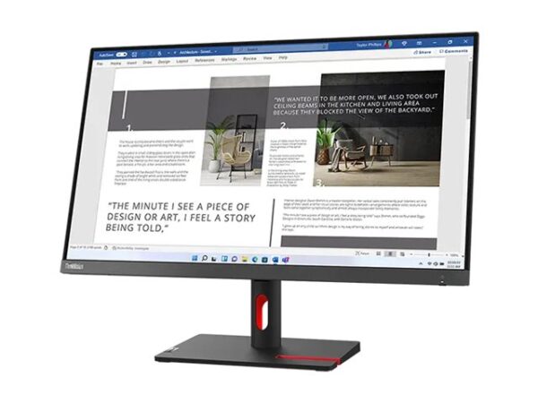 LENOVO ThinkVision S27i-30 27p IPS FHD 1920×1080 HDMI VGA 3Y