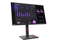 LENOVO ThinkVision T24i-30 – Écran LED – 23.8″ – 1920 x 1080 Full HD @ 60 Hz – IPS – 4 ms – HDMI, VGA, DisplayPort – ThinkRed