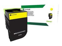 LEXMARK 802SY cartouche de toner jaune capacité standard 2.000 pages pack de 1 retour program