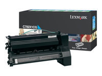 LEXMARK C782, X782e cartouche de toner cyan haute capacité 15.000 pages pack de 1 retour programme