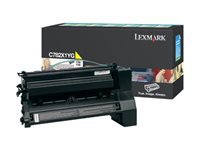 LEXMARK C782, X782e cartouche de toner jaune haute capacité 15.000 pages pack de 1 retour programme