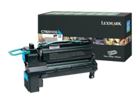LEXMARK C792 toner cyan capacité standard 20.000 pages pack de 1 retour program