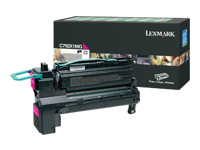 LEXMARK C792 toner magenta capacité standard 20.000 pages pack de 1 retour program