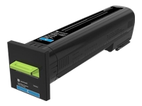 LEXMARK CS820 CX82x CX860 Cartouche de toner Return Programme Cyan 8K