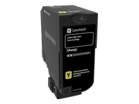 LEXMARK CX725 Cartouche de toner haute capacité Jaune 16K