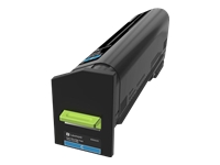 LEXMARK CX860 Cartouche de toner cyan ultra haute capacité 55K