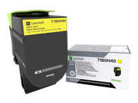LEXMARK High Yield Yellow Toner Cartridge