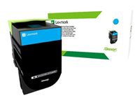 LEXMARK toner corporate cyan(3K) pour CX410/CX510