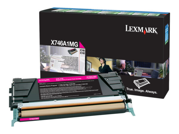 LEXMARK X746, X748 7K cartouche de toner magenta capacité standard 7.000 pages pack de 1 With returnprogram