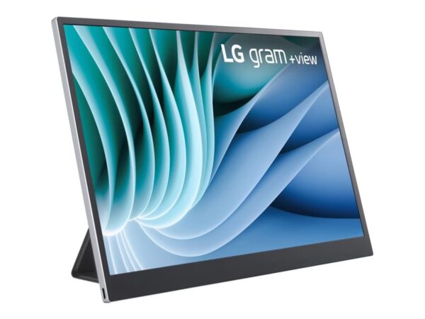 LG 16MR70.ASDWU Écran LED – 16″ – portable – 2560 x 1600 WQXGA – IPS – 350 cd/m² – 1200:1 – 2xUSB-C – argent