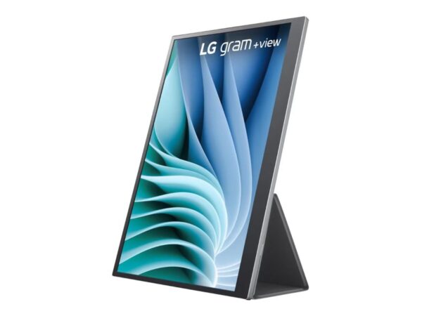 LG 16MR70.ASDWU Écran LED – 16″ – portable – 2560 x 1600 WQXGA – IPS – 350 cd/m² – 1200:1 – 2xUSB-C – argent