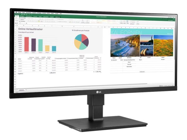 LG 29BN650-B – Écran LED – 29″ – 2560 x 1080 UWFHD @ 75 Hz – AH-IPS – 350 cd/m² – 1000:1 – 5 ms – 2xHDMI, DisplayPort – haut-parleur
