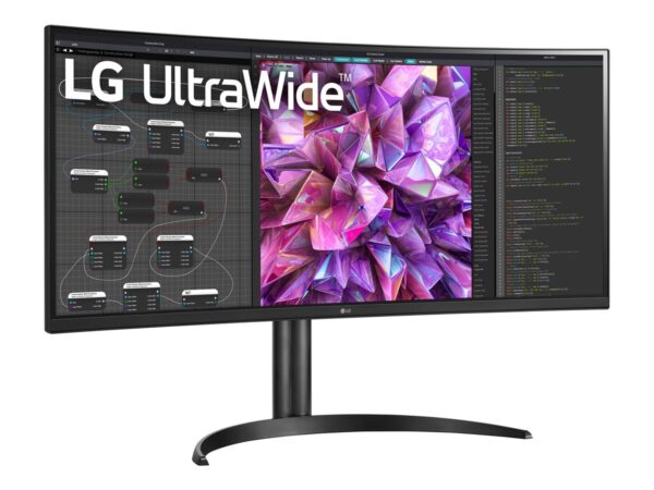 LG 34WQ75C-B Écran LED – incurvé – 34″ – 3440 x 1440 UWQHD @ 60 Hz – IPS – 300 cd/m² – 1000:1 – HDR10 – 5 ms – 2xHDMI,DP, USB-C