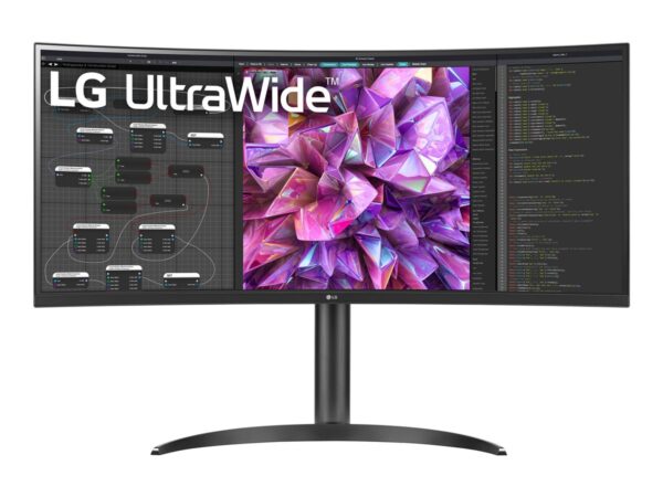 LG 34WQ75C-B Écran LED – incurvé – 34″ – 3440 x 1440 UWQHD @ 60 Hz – IPS – 300 cd/m² – 1000:1 – HDR10 – 5 ms – 2xHDMI,DP, USB-C