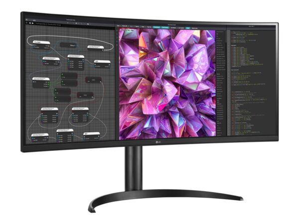 LG 34WQ75C-B Écran LED – incurvé – 34″ – 3440 x 1440 UWQHD @ 60 Hz – IPS – 300 cd/m² – 1000:1 – HDR10 – 5 ms – 2xHDMI,DP, USB-C