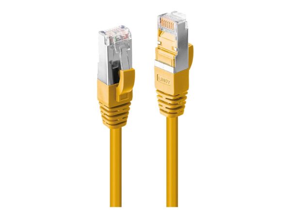 LINDY 0.5m Cat.6 S/FTP LSZH Cable Yellow