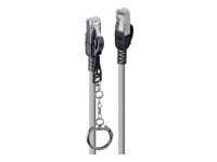 LINDY 0.5m Cat.6A S/FTP Security Network Cable Grey