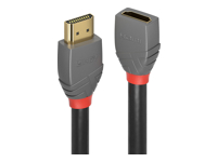 LINDY 0.5m HDMI Extension Cable Anthra Line