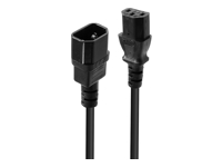 LINDY 0.5m IEC C14 to IEC C13 Mains Cable