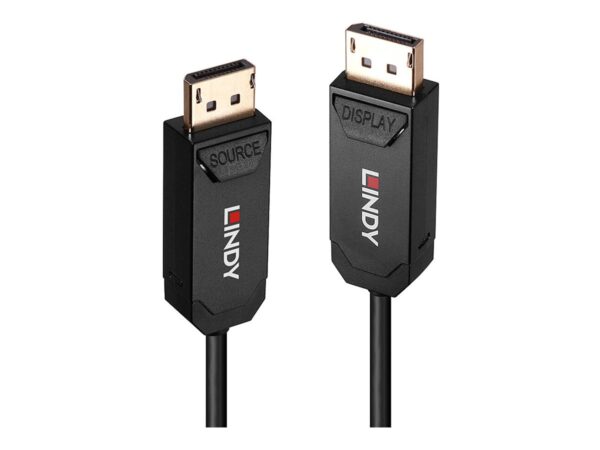 LINDY 10m Fibre Optic Hybrid DP 2.0 UHBR10 Cable