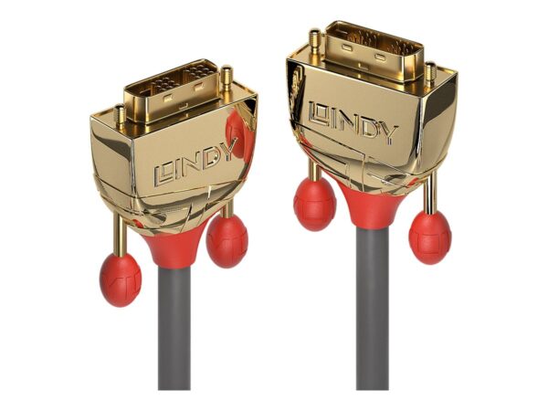 LINDY 10m Gold DVI-D SLD Single Link Cable 18+1 Single Link resolution 1920×1200