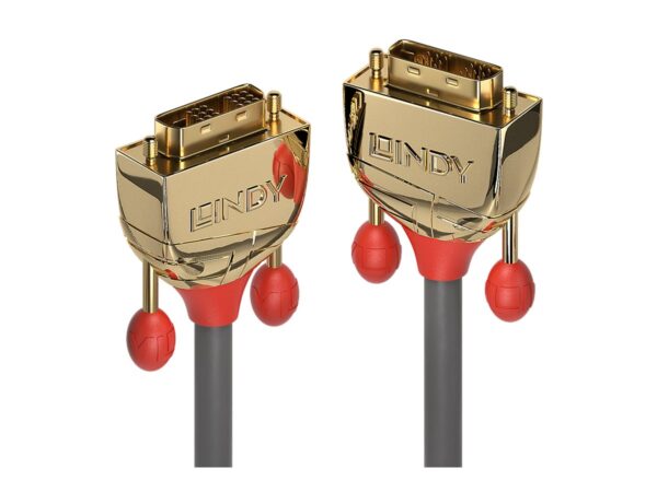 LINDY 10m Gold DVI-D SLD Single Link Cable 18+1 Single Link resolution 1920×1200
