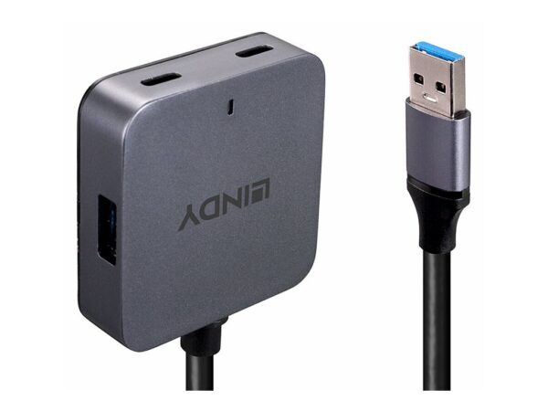 LINDY 10m USB 3.0 Hub 4 Ports