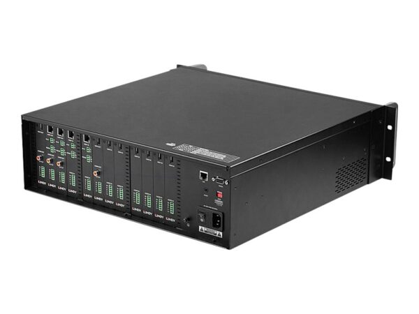 LINDY 12 Slot Seamless Modular Matrix Chassis HDBaseT & HDMI 2.0 HDCP 2.2 supported boards