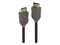LINDY 15m DisplayPort 1.1 Cable Anthra Line DP Male to Male