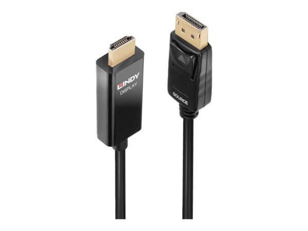 LINDY 1m Active DisplayPort to HDMI Adapter Cable with HDR