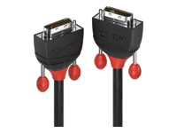 LINDY 1m DVI-D Dual Link Kabel Black male / male