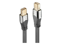 LINDY 1m Mini DisplayPort Cable Cromo Line Mini DP Male to Male