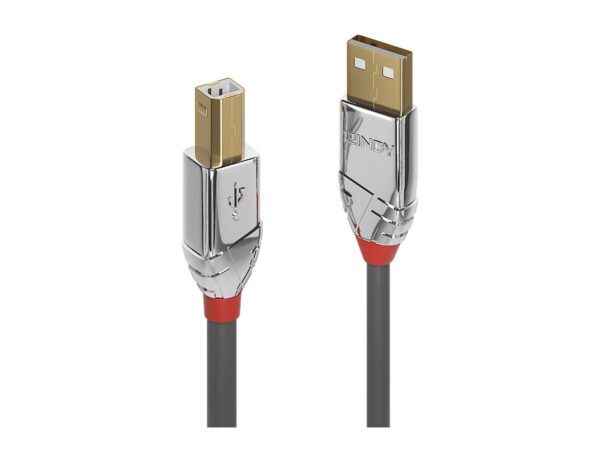 LINDY 1m USB 2.0 Type A/B Cable Cromo Line 480Mbit/s