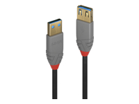 LINDY 1m USB 3.0 Type A extension cable A male / female Anthra Line