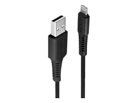 LINDY 1m USB to Lightning Cable black Charge and sync Cable for iPhone iPad & iPod