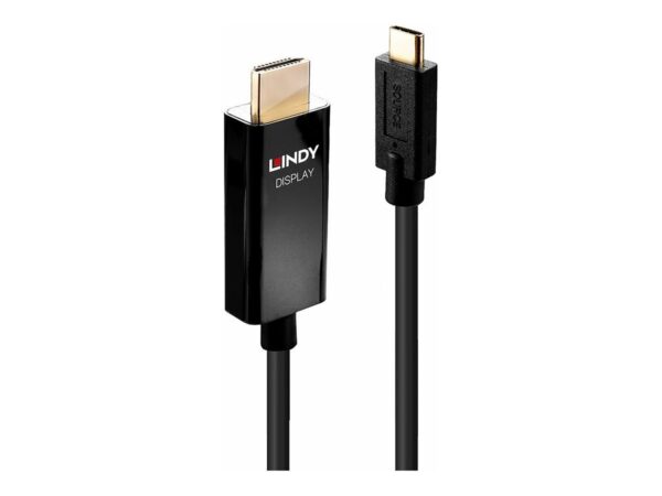 LINDY 1m USB Type C to HDMI 4K60 Adapter Cable with HDR