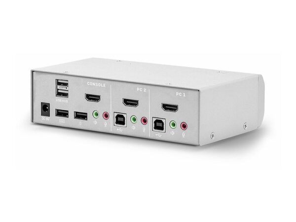 LINDY 2 Port HDMI 4K60 & USB KVM Switch