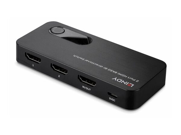 LINDY 2 Port HDMI 8K60 Bi-Directional Switch