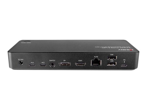 LINDY 2 Port Type C MST KVM Docking Station