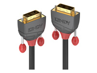 LINDY 20m DVI-D Cable M/M Anthra Line DVI-I 18+5 Single Link Digital + Analogue