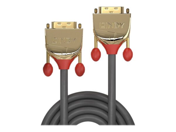 LINDY 20m Gold DVI-D SLD Single Link Cable 18+1 Single Link resolution 1920×1200